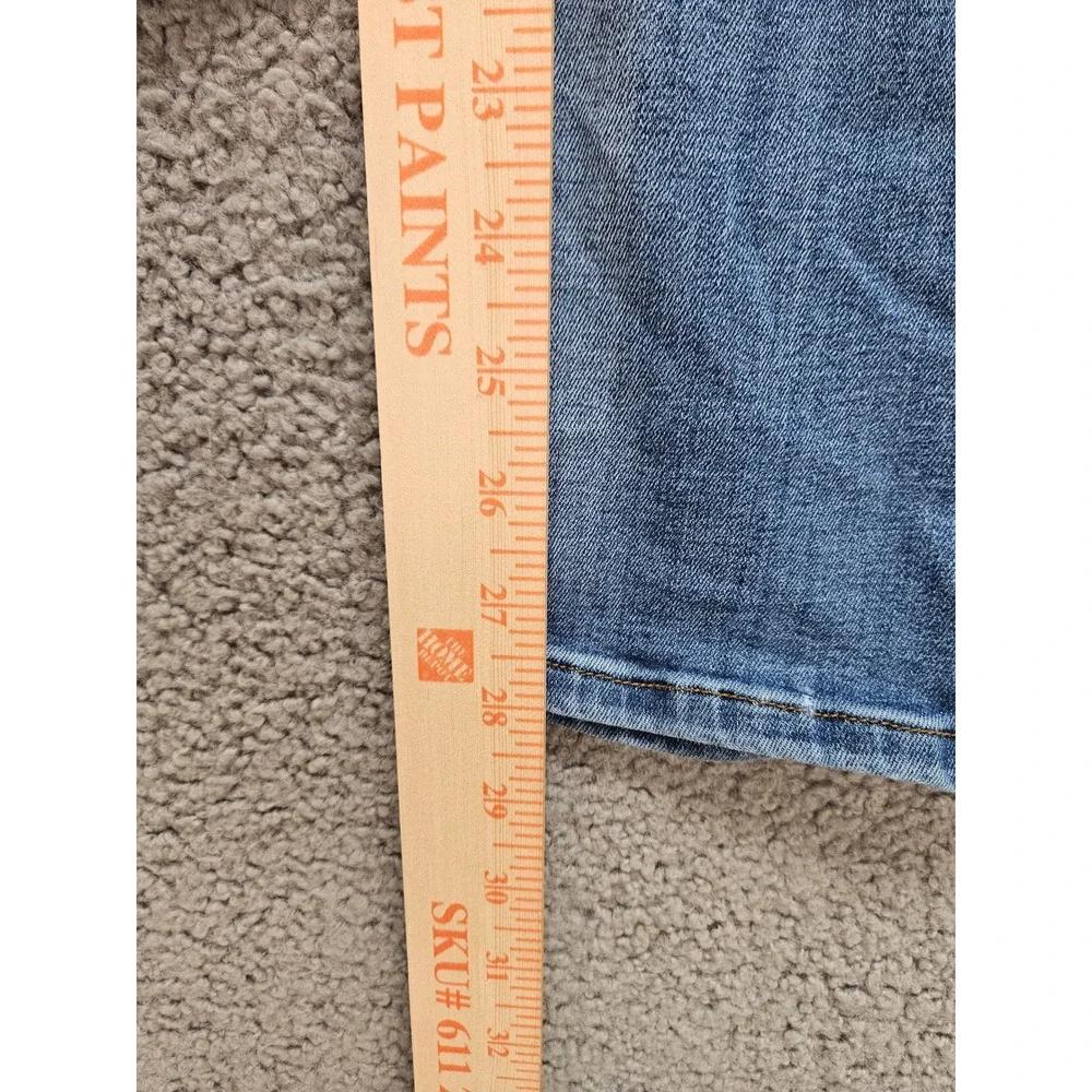 J. Jill Boyfriend Straight Leg Ankle Jeans 16P Blue Stretch Denim Petite